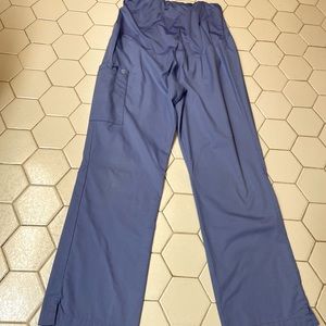 Med Maternity scrub pants. Ceil blue.